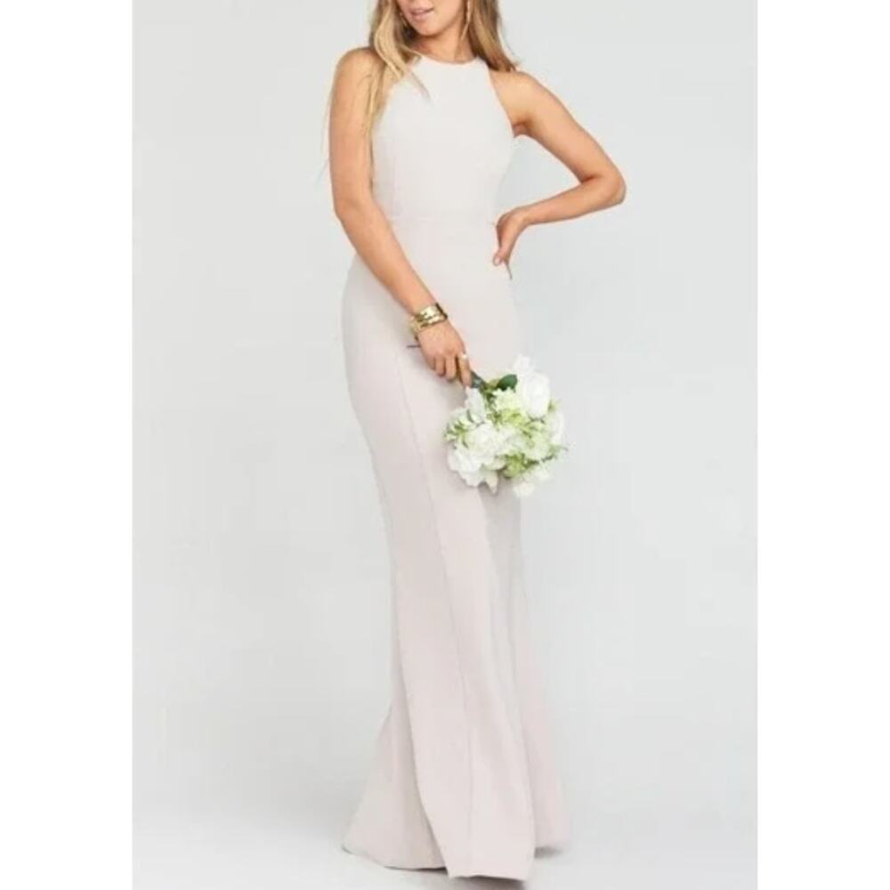 NEW Show Me Your Mumu SMYMM Chicago High Neck Gown‎ in Show Me The Ring Crepe